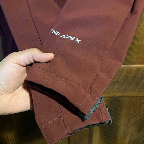 The North Face Softshell Jacket Womens Small S TNF Apex Maroon Full Zip Size S - Picture 9 of 16